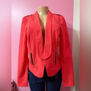 Maurices Coral Blazer Women's Size M without bags